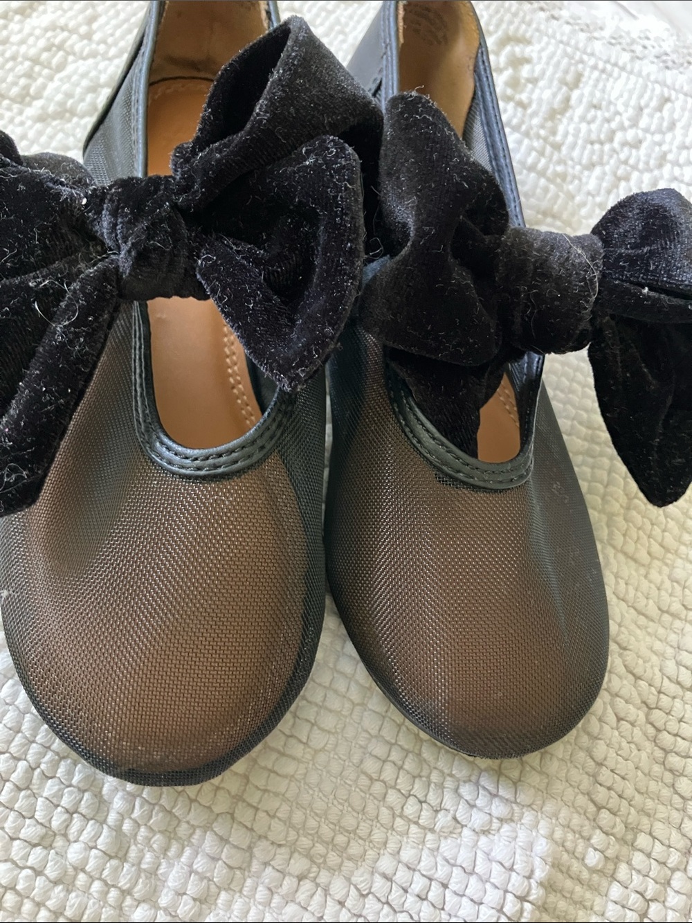 Girls Black Bow Mary Jane Dress Shoes